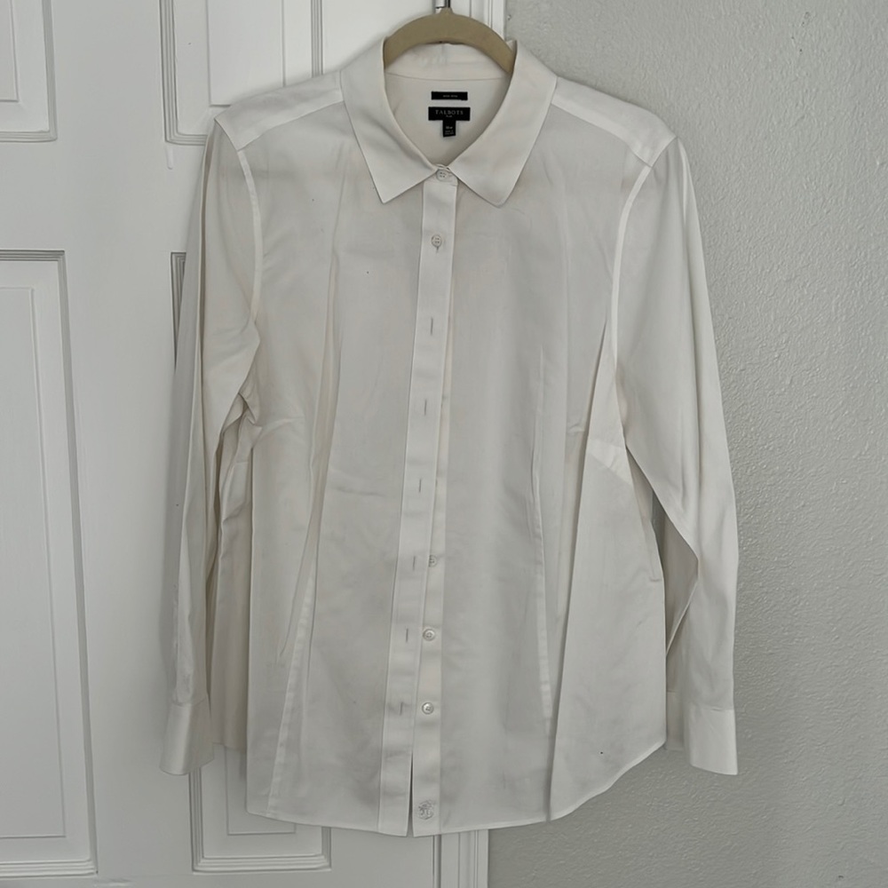 Talbots non-iron button down